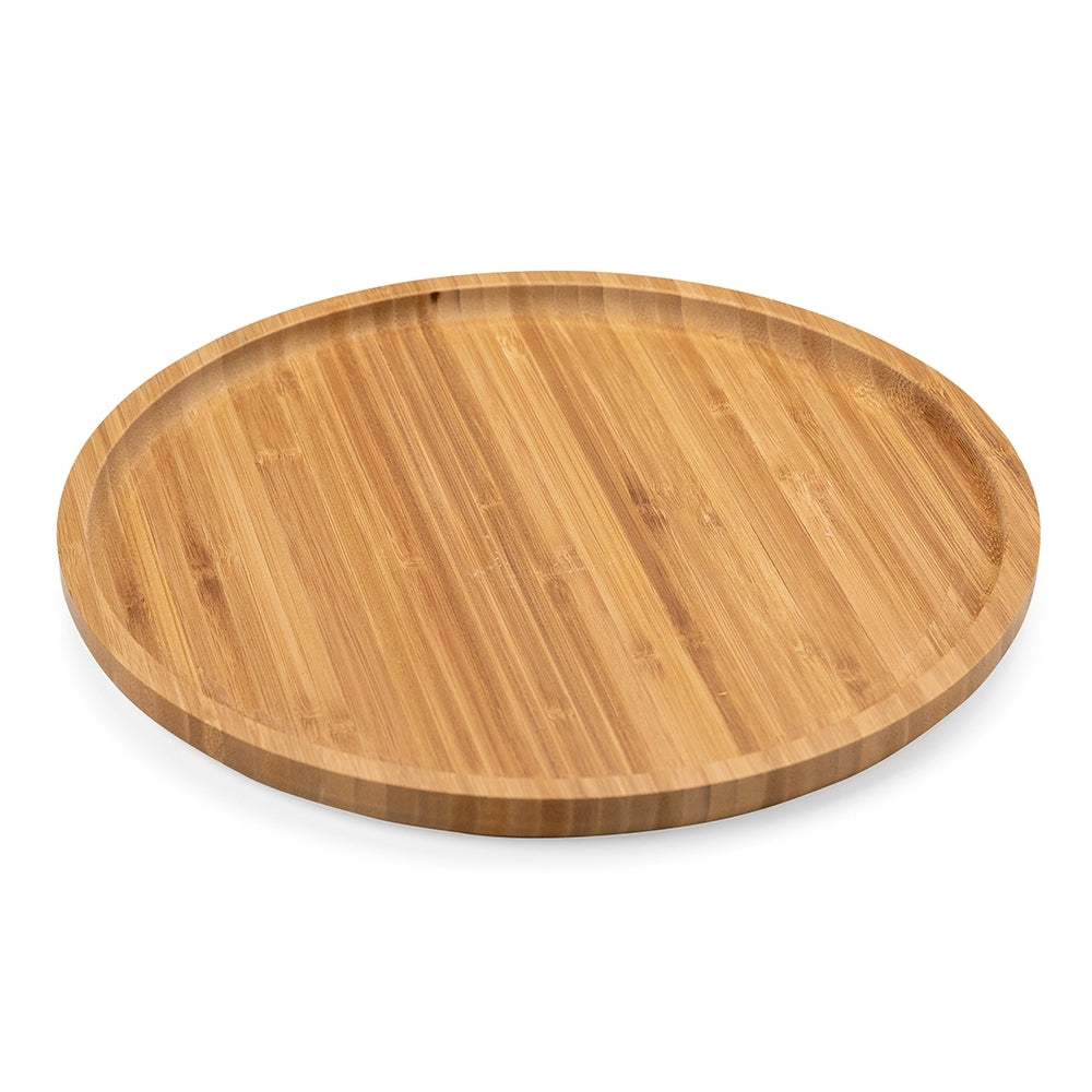 TOMSONS 30 - Petisqueira Bandeja Bambu Redonda 25cm - Ref. 18612