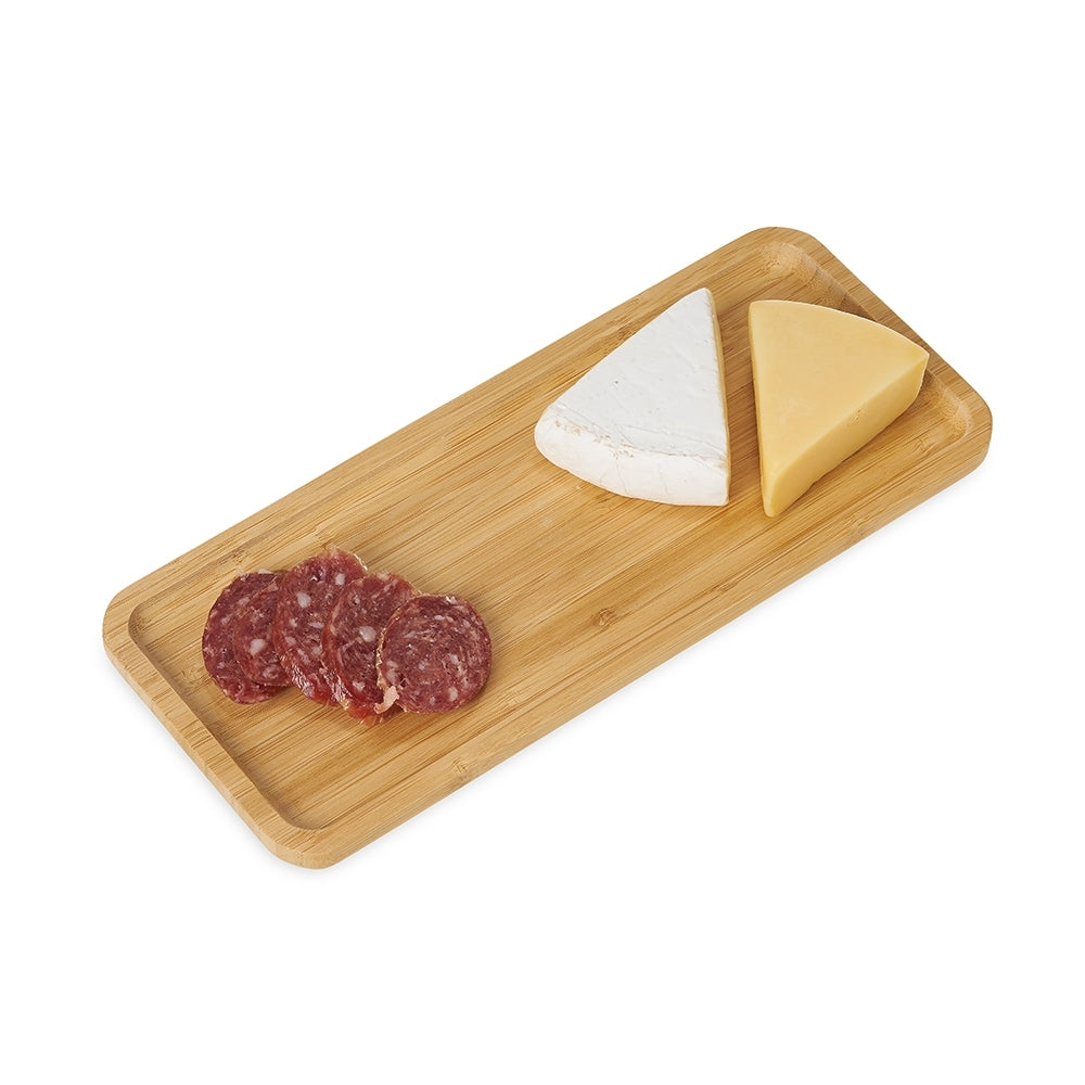 SMITHERS III - Petisqueira Travessa Retangular em Bambu 36x15cm - Ref. 18618