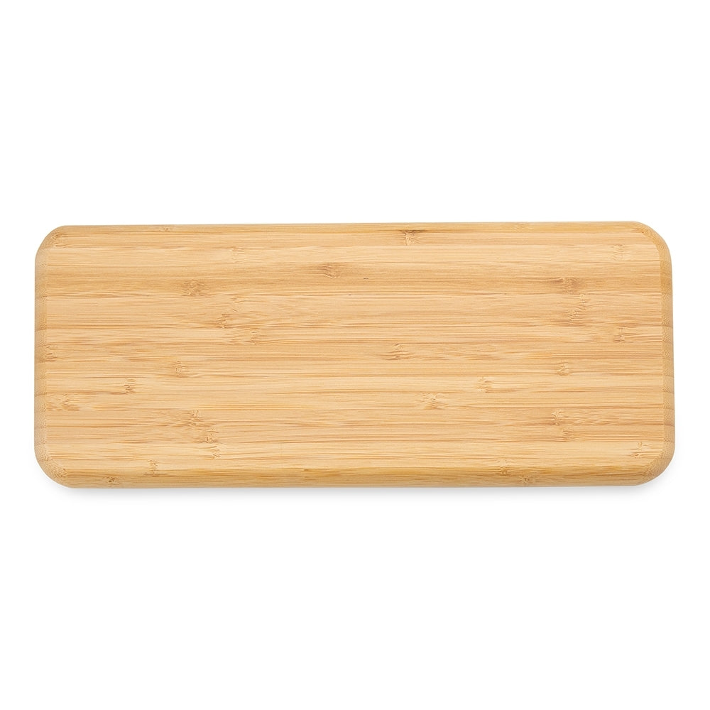 SMITHERS III - Petisqueira Travessa Retangular em Bambu 36x15cm - Ref. 18618