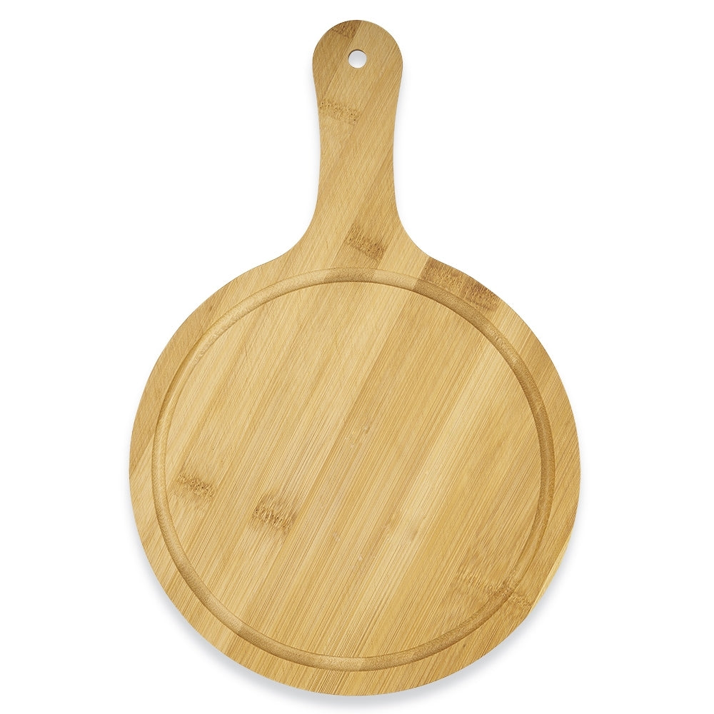 KADA II - Tábua de Carne, Pizza ou de Corte Redonda com Cabo - 24x36cm - Ref. 18664M