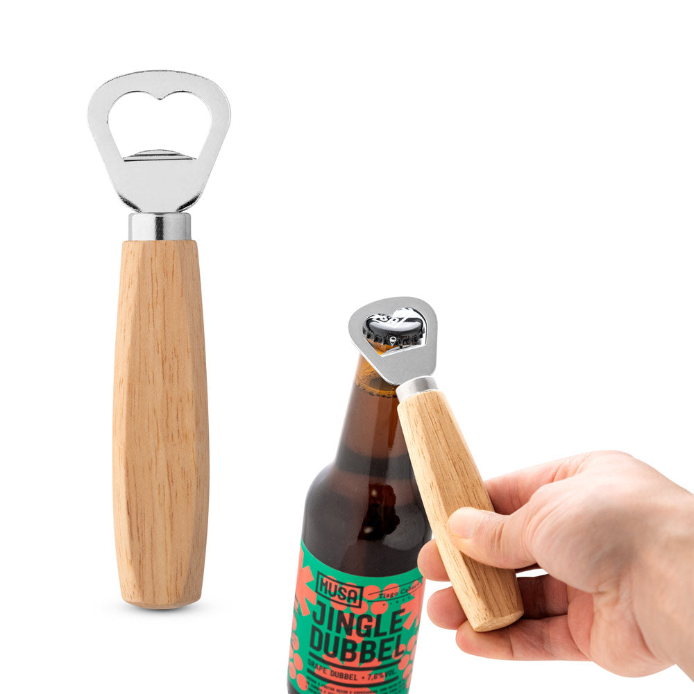 HOLZ - Abridor de Garrafa Madeira e Metal - Ref. 94134