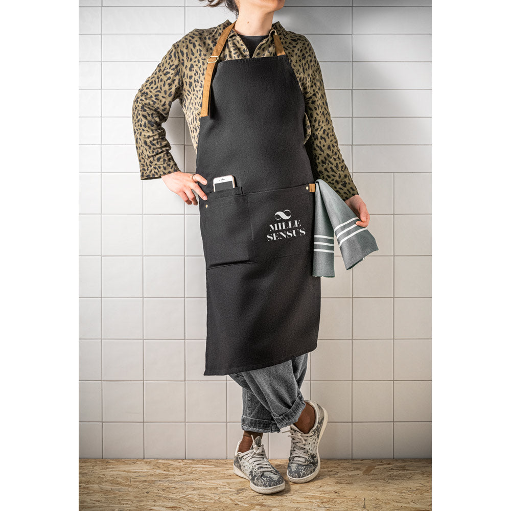 SUNFLOWER - Avental Algodão Grosso - 3 Bolsos - Ref. 99813