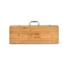 BOTTURA - Kit Churrasco Maleta Bambu e 6 Peças - Ref. 93844