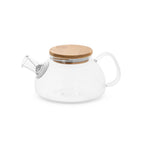 SNEAD - Bule em Vidro Borossilicato com Tampa e Bambu 750ml - Ref. 94238