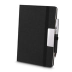 Kit Caderno A5 e Caneta Metálica em RPET Reciclável - Ref. CAD155