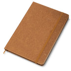 Kit Escritório com Caderno Capa em Couro Reciclado e Caneta Metálica - Ref. CAD180