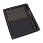 Kit Caderno A5 Detalhes Dourados e Caneta Twist - Ref. CAD450