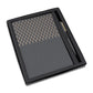 Kit Caderno A5 Detalhes Dourados e Caneta Twist - Ref. CAD450