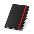 ROTH - Caderno A5 Capa Dura em PU Pautado Elástico e Porta Caneta Colorido - Ref. 93592