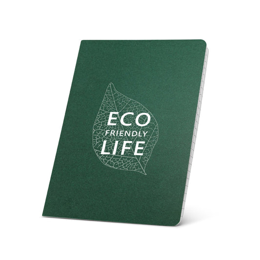 ECOWN - Caderno de Brochura A5 Pautado Capa Kraft - Ref. 93495