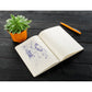 CARRE - Caderno Folhas Pontilhadas - A5 Capa Dura e Suporte de Caneta - Ref. 93595
