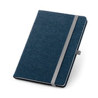 DENIM - Caderno A5 Capa Dura Tipo Jeans Pautado - Ref. 93594