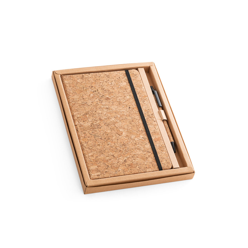 FREUD II - Kit Caderno Cortiça e Caneta - Ref. 53631