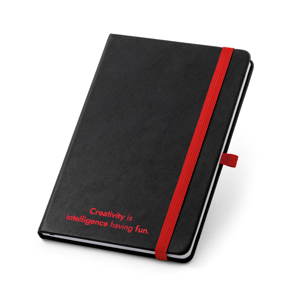 ROTH - Caderno A5 Capa Dura em PU Pautado Elástico e Porta Caneta Colorido - Ref. 93592