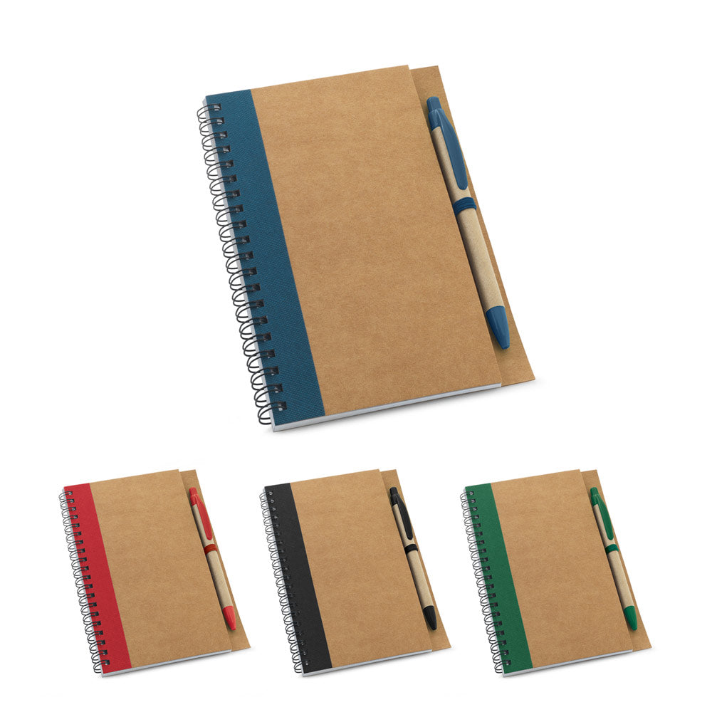 ASIMOV - Caderno B6 Wire-ô com Capa e Caneta Kraft - Folhas Listas - Ref. 93715