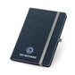 DENIM - Caderno A5 Capa Dura Tipo Jeans Pautado - Ref. 93594