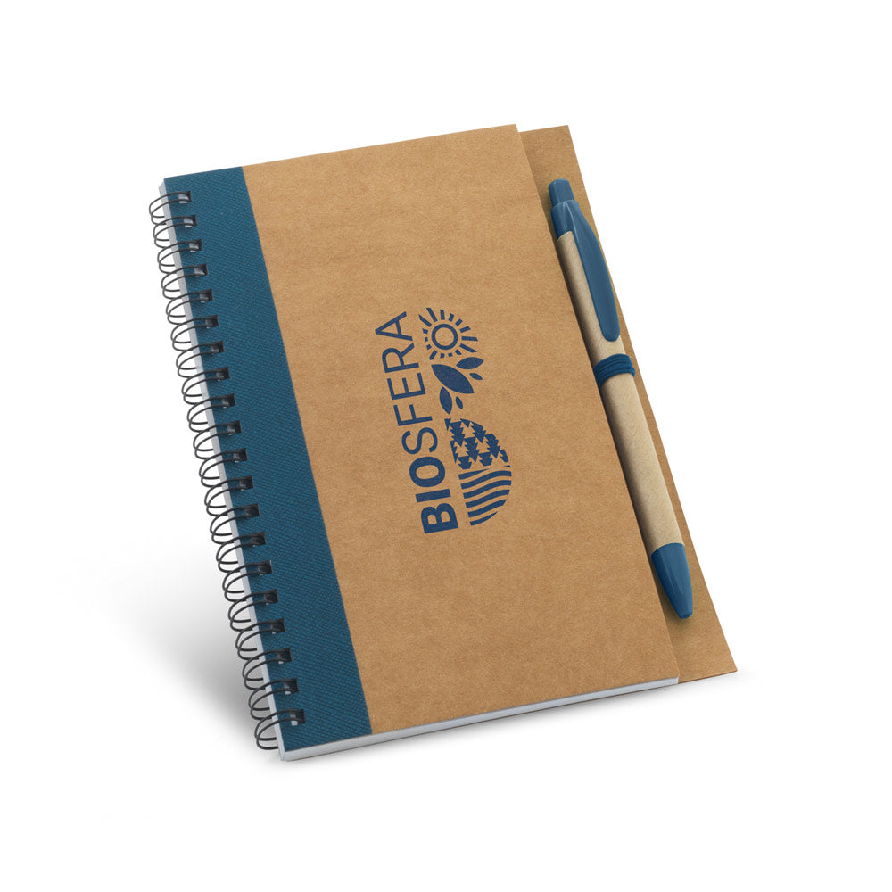 ASIMOV - Caderno B6 Wire-ô com Capa e Caneta Kraft - Folhas Listas - Ref. 93715