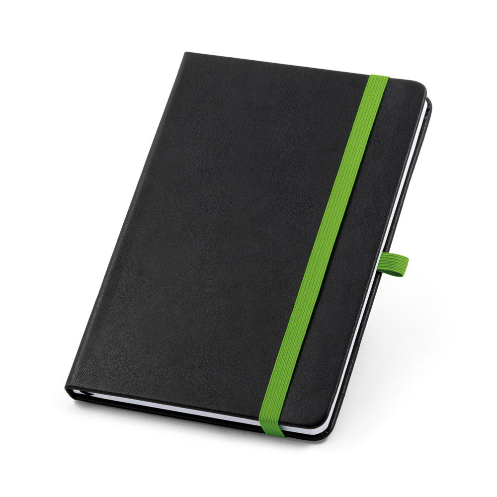 ROTH - Caderno A5 Capa Dura em PU Pautado Elástico e Porta Caneta Colorido - Ref. 93592