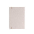 MÁRQUEZ - Caderno A5 Capa Dura Tecido e Detalhe Bambu - Pautado - Ref. 93585