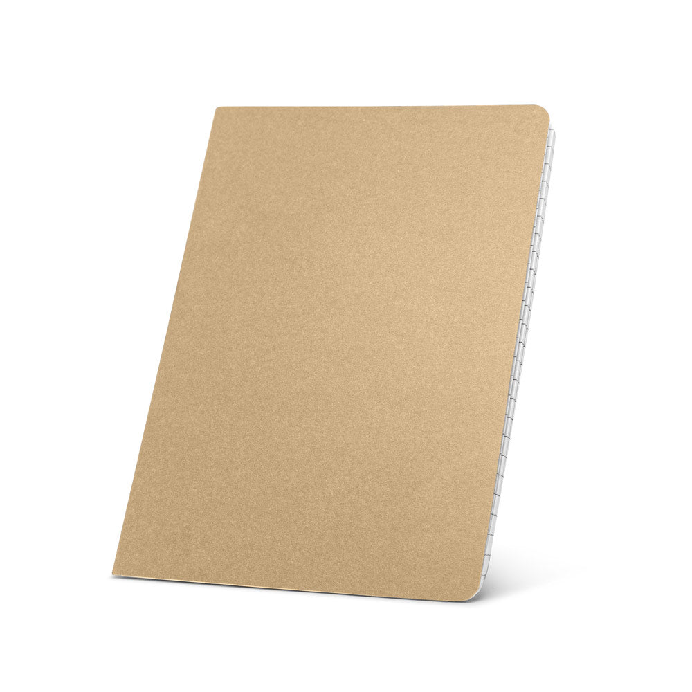 ECOWN - Caderno de Brochura A5 Pautado Capa Kraft - Ref. 93495