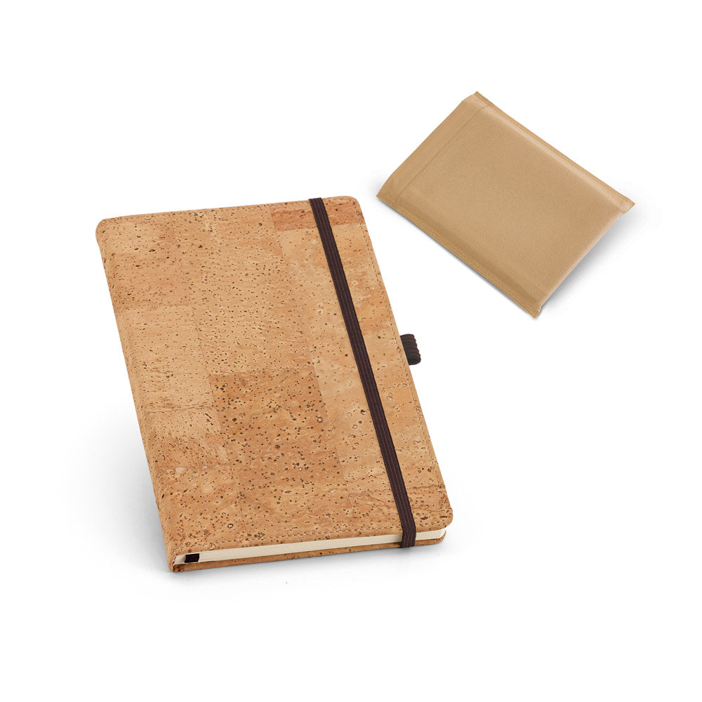 PORTEL A5 - Caderno Capa Cortiça com Suporte de Caneta - Ref. 93730