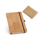 PORTEL A5 - Caderno Capa Cortiça com Suporte de Caneta - Ref. 93730