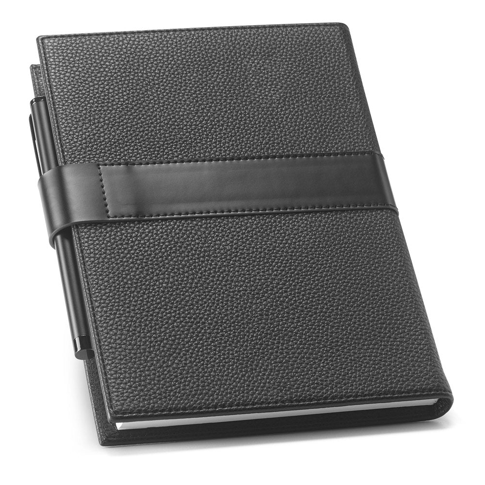 EMPIRE A5 - Caderno A5 Capa Couro e Fecho Magnético - Folhas Lisas e Pontilhadas - Ref. 53633
