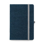 DENIM - Caderno A5 Capa Dura Tipo Jeans Pautado - Ref. 93594