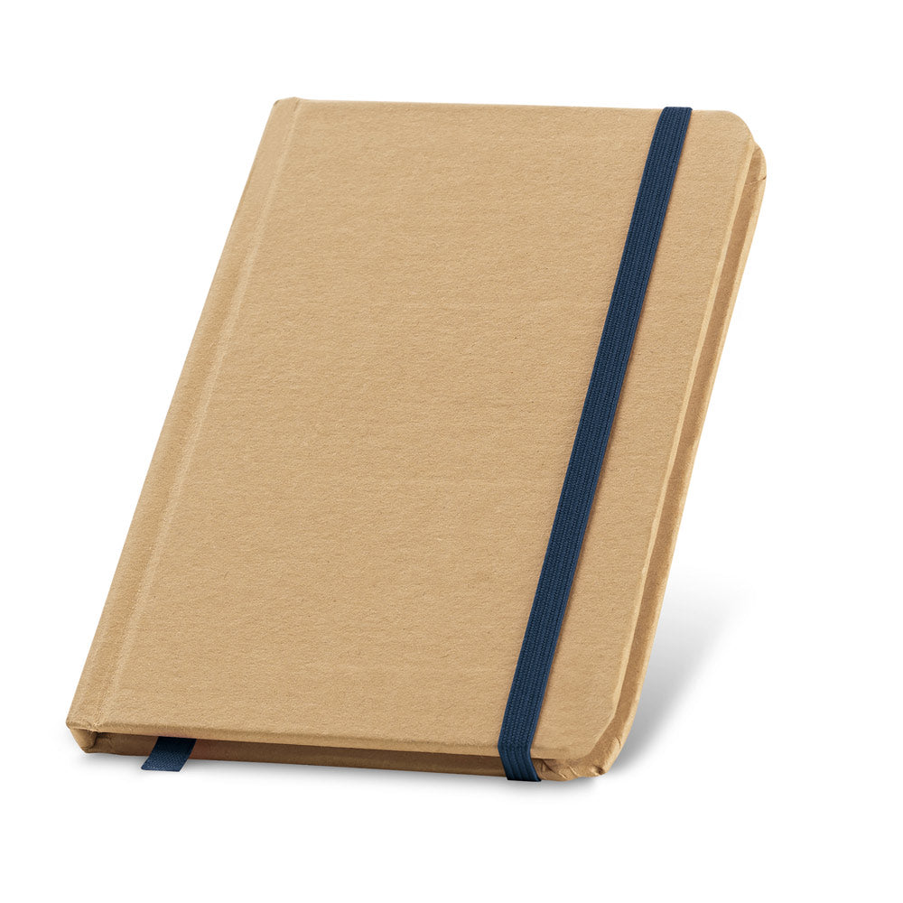 FLAUBERT - Caderno A6 Capa Dura Kraft e Elástico Colorido Sem Pauta - Ref. 93709