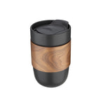 Kit Escritório com Caderno A5, Caneta e Caneca em Cerâmica e Detalhes em Madeira - Ref. CJ320