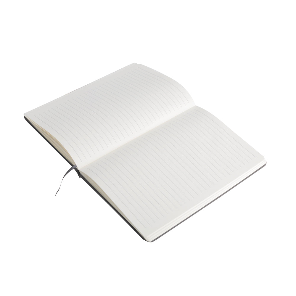Kit Escritório com Caderno A5, Caneta e Caneca em Cerâmica e Detalhes em Madeira - Ref. CJ320