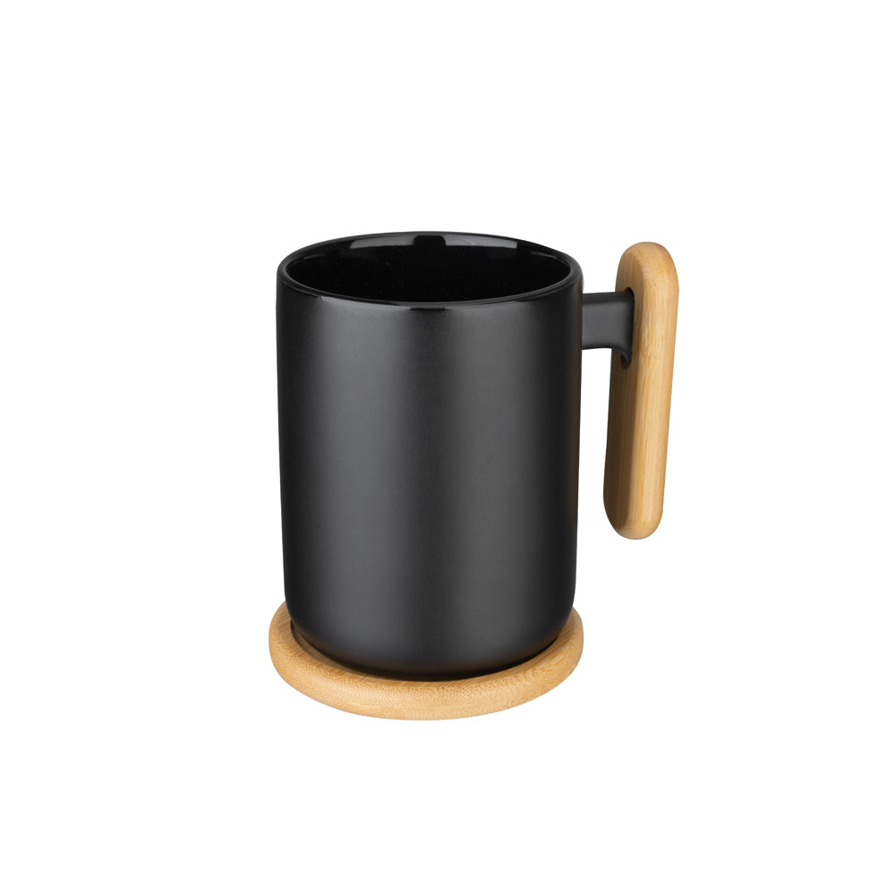 Kit Escritório com Caderno, Caneta e Caneca em Cerâmica 550ml - Ref. CJ352