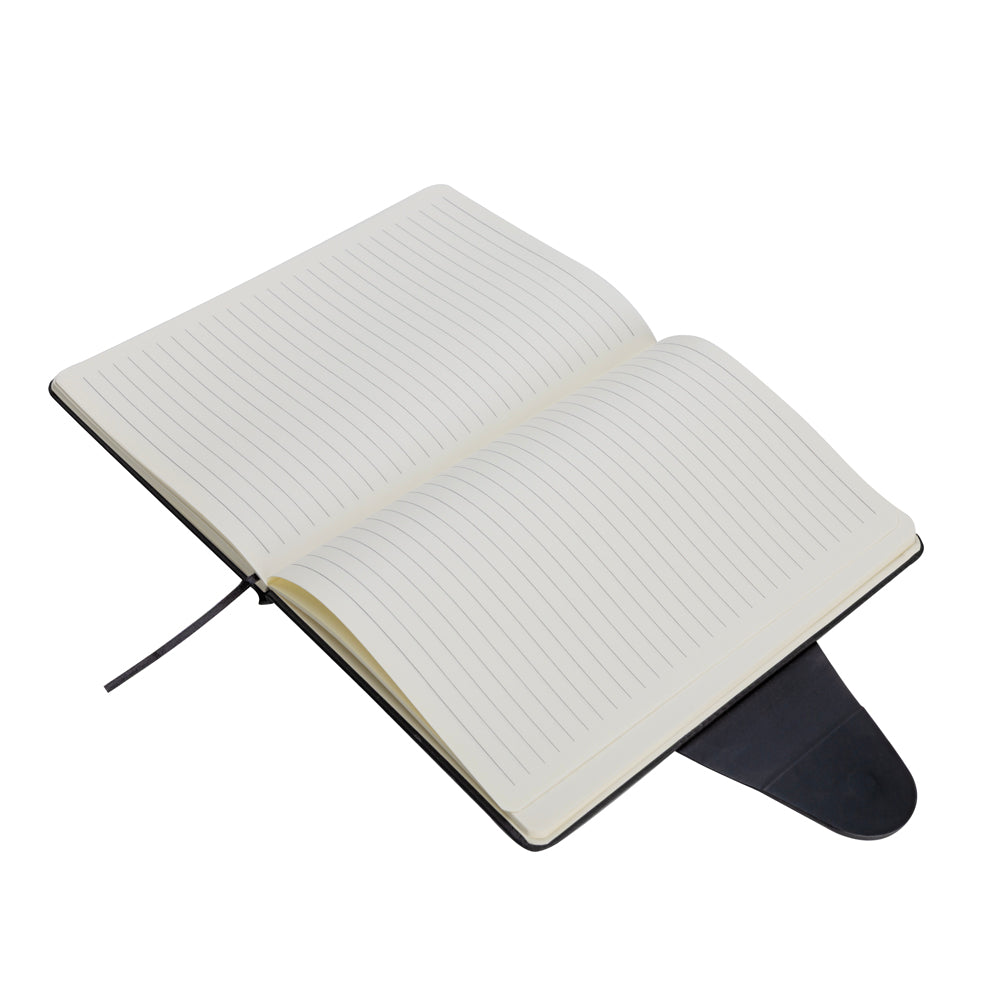 Kit Escritório com Caderno A5 Placa Metálica, Caneta, Chaveiro Metálico e Caneca em Cerâmica - Ref. Cj400