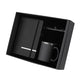 Kit Escritório com Caderno, Caneta Metálica e Caneca em Cerâmica 550ml - Ref. CJ410