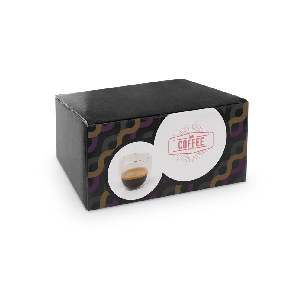 EXPRESSO - Kit de 2 Copos Parede Dupla em Vidro Borossilicato - 75ml - Ref. 93873