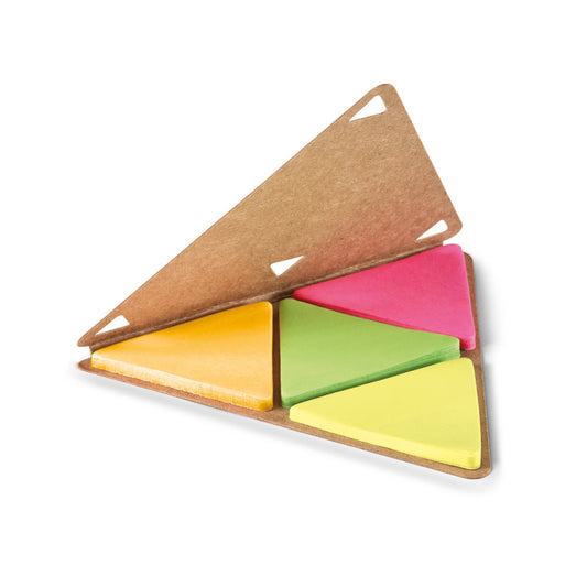 FAULKNER - Bloco Triangular Auto Adesivo Colorido - Ref. 93794