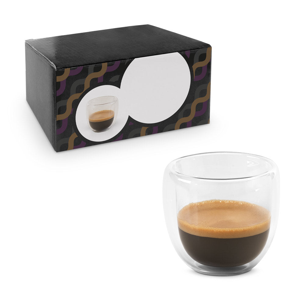EXPRESSO - Kit de 2 Copos Parede Dupla em Vidro Borossilicato - 75ml - Ref. 93873