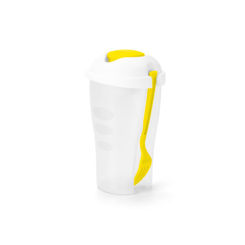 TURMERIC - Copo para Salada com Garfo e Molheira - 850ml - Ref. 53878