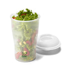 TURMERIC - Copo para Salada com Garfo e Molheira - 850ml - Ref. 53878