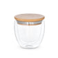 ECUADOR M - Copo Parede Dupla em Vidro Borossilicato com Tampa - 250ml - Ref. 94766