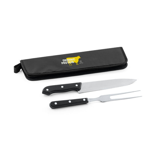 JULLEMIER - Kit Churrasco Case Nylon 2 Peças - Ref. 94137