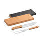 ALIOLI - Kit Churrasco 2 Peças Aço Inox e Bambu - Ref. 94139
