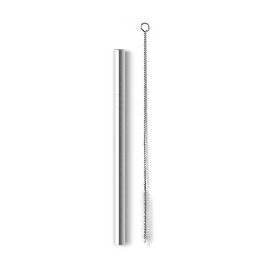 KAHANA WIDE - Canudo Aço Inox e Escova para Canudo Ø8mm - Ref. 94095