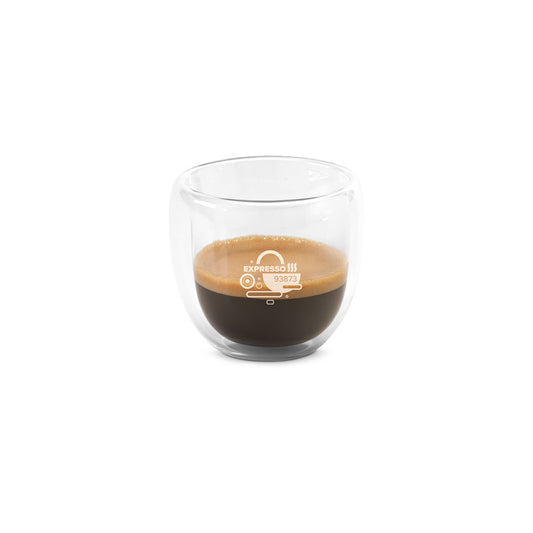 EXPRESSO - Kit de 2 Copos Parede Dupla em Vidro Borossilicato - 75ml - Ref. 93873