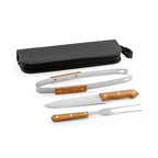 GARLIC - Kit Churrasco 3 Peças Case Nylon - Ref. 94145