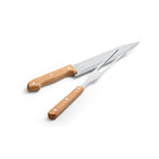 ALIOLI - Kit Churrasco 2 Peças Aço Inox e Bambu - Ref. 94139
