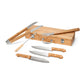 BOTTURA - Kit Churrasco Maleta Bambu e 6 Peças - Ref. 93844