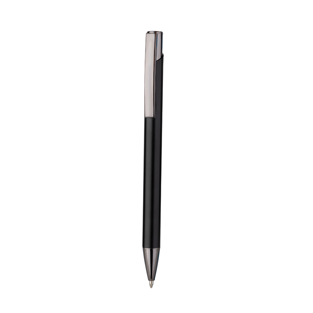 Kit Escritório com Caderno Capa Dura Pautado e Caneta Metálica - Ref. CJ140