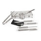 MACE - Kit Churrasco Maleta Alumínio c/ Luva - 7 Peças - Ref. 93845
