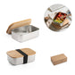 SHINO - Marmita em Aço Inox e Tampa de Bambu - 800ml - Ref. 94025